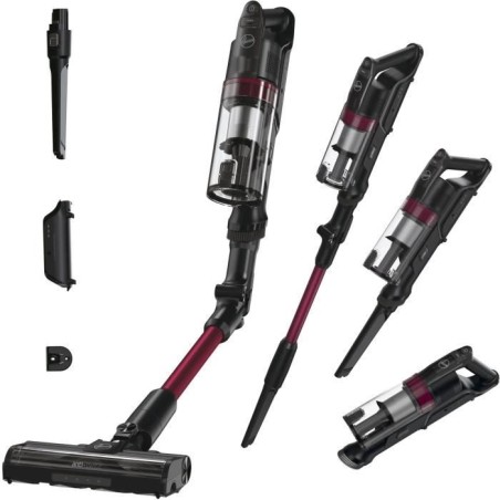 Hoover HF1 Plus Flex - Aspirateur Balai sans Fil avec Tube Flexible HF1P10HX - Léger & Puissant - Turbo Mode - Brosse Anti-Twis