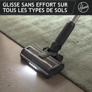 Hoover HF1 Plus Akku-Staubsauger mit flexiblem Rohr HF1P10HX – Leicht & Leistungsstark mit Turbomodus – Anti-Twist-LED-Bürs