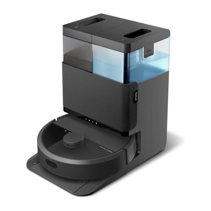 Aspirateur Robot Laveur - IROBOT Roomba Plus 405 Combo - Base Multifonction - Lavage et séchage des lingettes - LiDAR Clearview