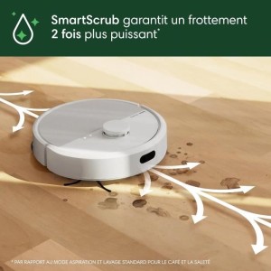 iRobot Roomba Plus 405 Combo Robot + AutoWash – Multifunktionsbasis – Waschen und Trocknen von Tüchern – LiDAR Clearview