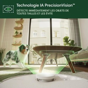 iRobot Roomba Plus 505 Combo + AutoWash - Base Multifonction - Lavage et séchage a l'air Chaud des lingettes - PrecisionVision