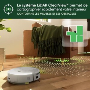 iRobot Roomba 205 DustCompactor Combo - Compacte automatiquement Les débris a l'intérieur du robot jusqu'a 60 J - Clearview Li