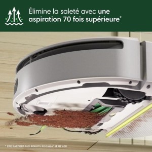 iRobot Roomba 205 DustCompactor Combo – Verdichtet Schmutz im Roboter automatisch auf bis zu 60 J – Clearview LiDAR