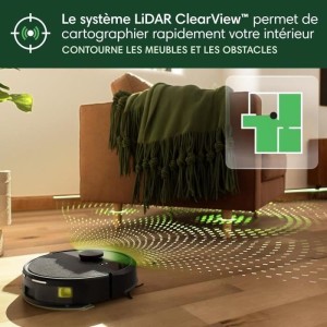 Roboterstaubsauger - IROBOT - Roomba 105 Combo - 2 Std. - 7000 Pa - 400 ml - Schwarz