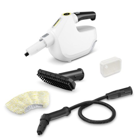 Kärcher SC 1 Multi Comfort Dampfreiniger mit flexiblem Schlauch für schwer zugängliche Stellen – Betriebsbereit in 30 Sekun