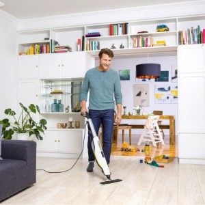 Dampfwischer – KARCHER – SC 3 UPRIGHT EasyFix – beseitigt bis zu 99,99 % der Viren und Bakterien