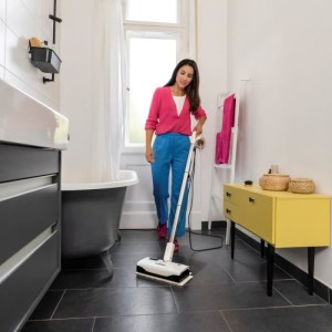 NEU KARCHER SC 1 Upright Easy Fix – Dampfwischer – 1300 W – schnelles Aufheizen 30 Sekunden – beseitigt bis zu 99,99 % d