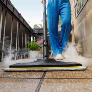 KARCHER - Set mit 2 abrasiven Mikrofasermopps für EasyFix-Bodendüse (1 abrasiver, 1 sehr abrasiver)