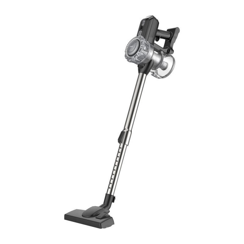 Kabelloser Stabstaubsauger - LIVOO DOH141 - 150 W - 10 KPa - 76 dB - Zyklon - 2 Geschwindigkeiten - 0,55 l - Grau