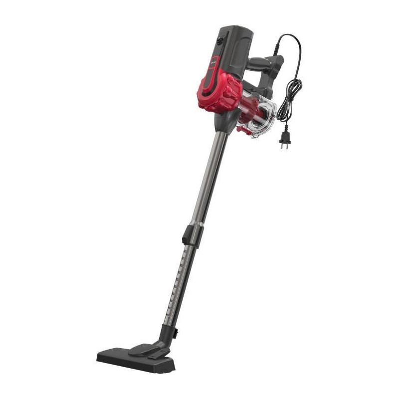 Kabelgebundener Stabstaubsauger - LIVOO DOH142 - 600 W - 12 kPa - 82 dB - Zyklon - 0,55 l - Rot