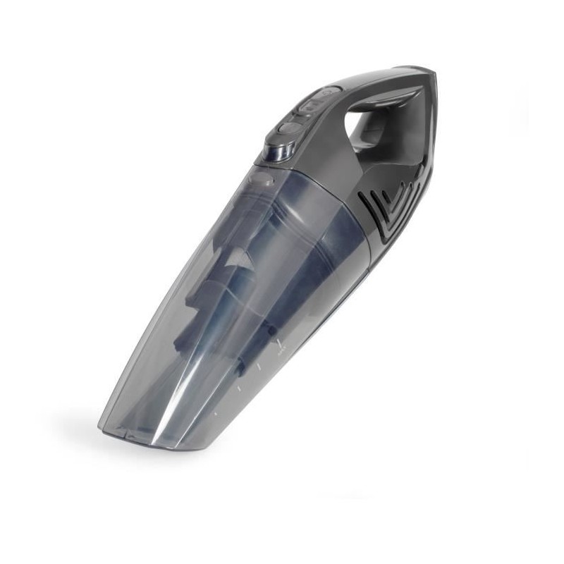 LIVOO DOH137G Handstaubsauger (Nass und Trocken), 70 W, 2-in-1, waschbarer Filter, 150/550 ml Tank, Grau