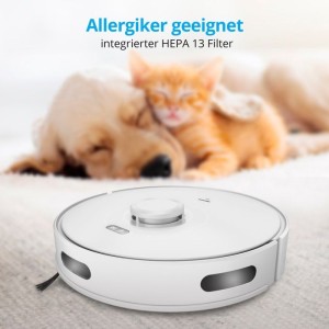MEDION MD11782 X10 SW Roboterstaubsauger – 120 Min. – 2700 Pa – 400 ml – Weiß