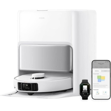 MOVA P50 Pro Ultra – Roboterstaubsauger mit Dock – 19.000 Pa – Anti-Tangle-Bürste – Automatische Reinigung