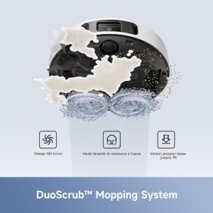 MOVA E30 Ultra - Robot Aspirateur Laveur avec Vidage Automatique - Nettoyage Automatique des Serpillieres - Technologie RoboSwin