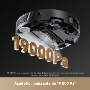 Aspirateur Robot Laveur - MOVA Z50 Ultra - Puissante Aspiration de 19 000 Pa - Détection Multiple de la saleté en Temps réel