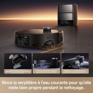 Mova Z60 Ultra Roller Complete - Aspirateur Laveur avec Technologie de Nettoyage HydroForce - 28 000Pa - DuoSolution- StepMaster