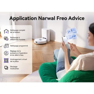 NARWAL Freo S – Saug- und Wischroboter – 8000 Pa – 180 Tage Selbstentleerung – LDS-Navigation – 3D-Kartierung
