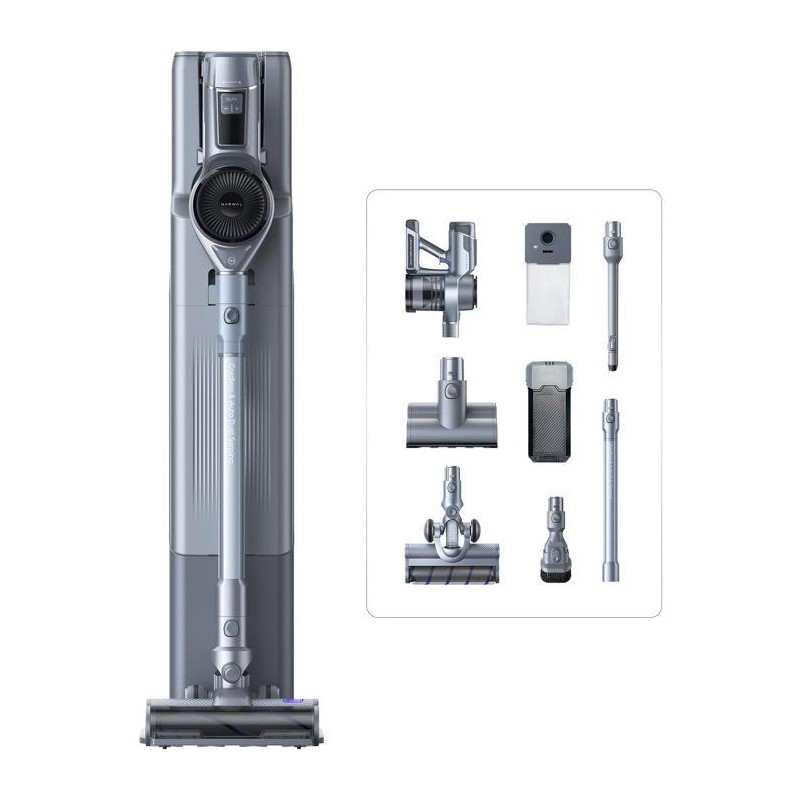 NARWAL V40 Station - Aspirateur Balai sans Fil - 28000 PA - Station d'aspiration Auto - Autonomie 120Min - Anti-emmelement des P
