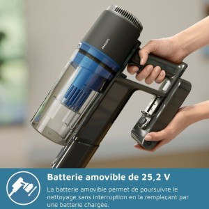 PHILIPS XC3033/01 PowerCyclone 8 - Kabelloser Stielstaubsauger - Bis zu 60 Minuten Akkulaufzeit - Green Charge