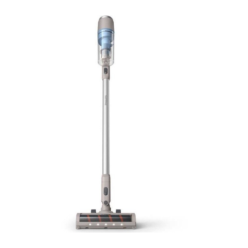 Aspirateur balai sans fil - PHILIPS - XC2011/01 - Série 2000 - batterie lithium-ion 21.6V - balai a LED - Bleu