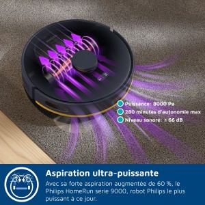 Roboterstaubsauger - PHILIPS XU2000/15 - Leistung 6000 Pa - Lasernavigation