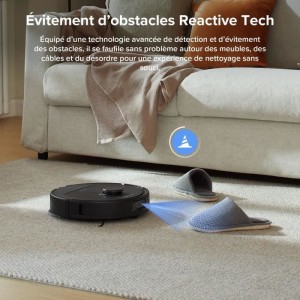 ROBOROCK QR 598 - Aspirateur Robot Laveur - 8000 Pa - Station Multifonctionnelle - Anti-enchevetrement