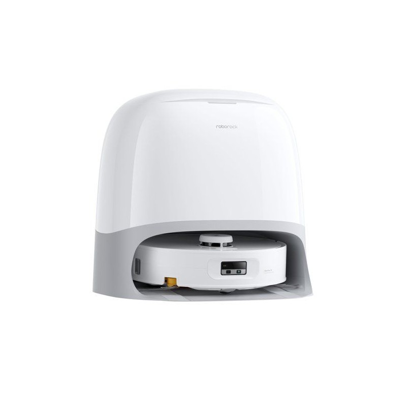 Robot aspirateur laveur - ROBOROCK - Qrevo Curv 2 FlowX - Aspiration 20 000 Pa - Station multifonctionnelle - 220 tr/min - Blanc