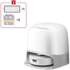Saug- und Wischroboter – ROBOROCK – Qrevo Curv 2 FlowX – 20.000 Pa Saugleistung – Multifunktionale Ladestation – 220 U