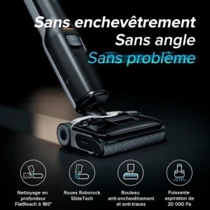ROBOROCK F25 ACE - Aspirateur Laveur sans Fil - 20 000 Pa - Tout-en-Un pour sols durs - Zéro enchevetrement - Séchage Rapide a