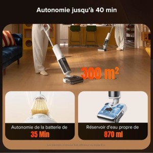 ROBOROCK F25 RT – Staubsauger – 20000 Pa – Heißwäsche bei 90 °C – Doppelkantenreinigung – Selbstreinigung mit heiß