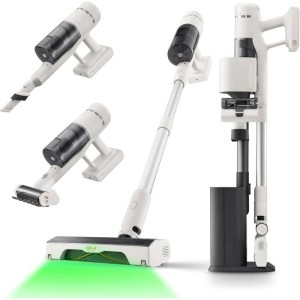 ROBOROCK H60 HUB – Akku-Stielstaubsauger mit automatischer Entleerungsstation – herausnehmbarer Akku, 60 Min. Laufzeit, 115