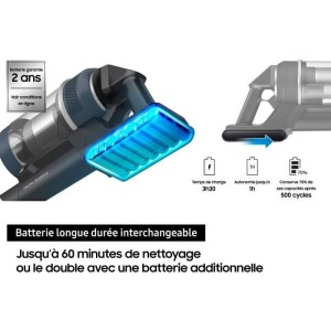 SAMSUNG Jet 95 Premium VS20C95EFTB - Broom vacuum cleaner - 580 W - Blue