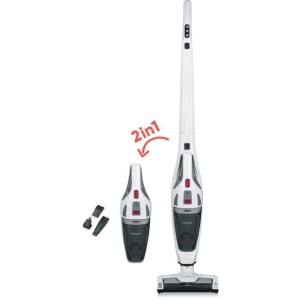 SEVERIN HV7173 - Aspirateur balai sans fil 2-en-1 pliable - 8 000 Pa - 32 min - 600 ml - Blanc