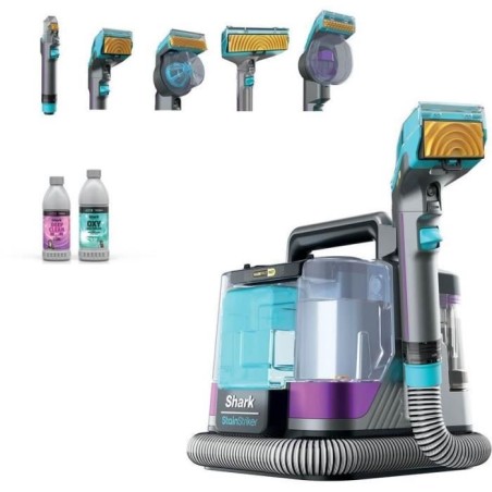 SHARK PX250EUT StainStriker HairPro Pet Stain Remover - Carpets, Rugs, Furniture, Stairs, Cars - 450W - 1.2 L - 1.26 m