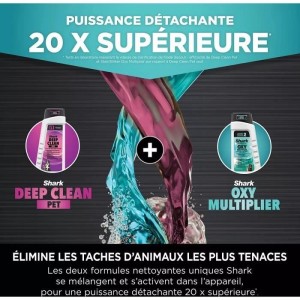 SHARK PX250EUT StainStriker HairPro Pet Stain Remover - Carpets, Rugs, Furniture, Stairs, Cars - 450W - 1.2 L - 1.26 m