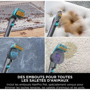 SHARK PX250EUT StainStriker HairPro Fleckenentferner für Haustiere – Teppiche, Läufer, Möbel, Treppen, Autos – 450 W –
