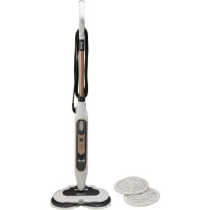 SHARK S8201EU Steam Mop - Automatic Steam Mop - 2 rotating pads - 3 steam settings - Removes stains and dirt