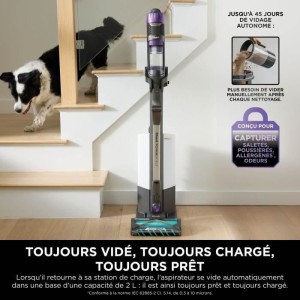 Shark Power Detect IP3251EUT Stabstaubsauger – Selbstentleerende Basis – 2 l – 70 Minuten Akkulaufzeit