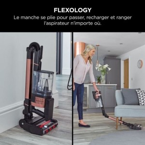 SHARK Stratos IZ400EU - Aspirateur Balai sans fil - Technologie DuoClean + PowerFins Plus - Eclairage LED