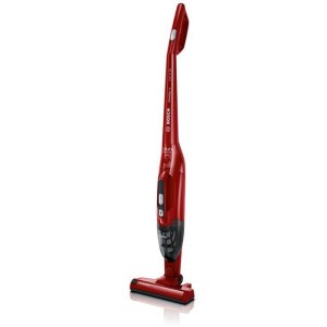 BOSCH BBHF214R - 2-in-1 Akku-Stielstaubsauger - Integrierter Handstaubsauger - Parkposition (steht von selbst aufrecht)