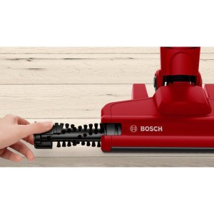 BOSCH BBHF214R - 2-in-1 Akku-Stielstaubsauger - Integrierter Handstaubsauger - Parkposition (steht von selbst aufrecht)