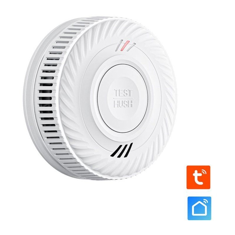 Détecteur de fumée - KYF - Wifi - CE - Pile 10 ans scellée