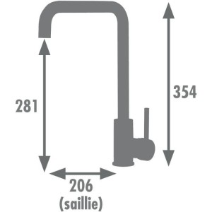 Edouard Rousseau - SOTO Sink Mixer - Chrome