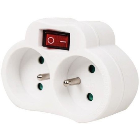 Biplite - GAO - 2x16A - Mit Schalter, NF-konform