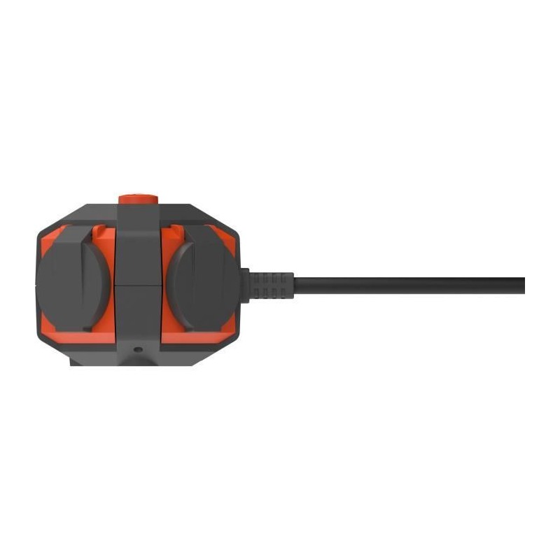 Power Globe - QUARX - IP44 - 4 prises, interrupteur, câble 3m