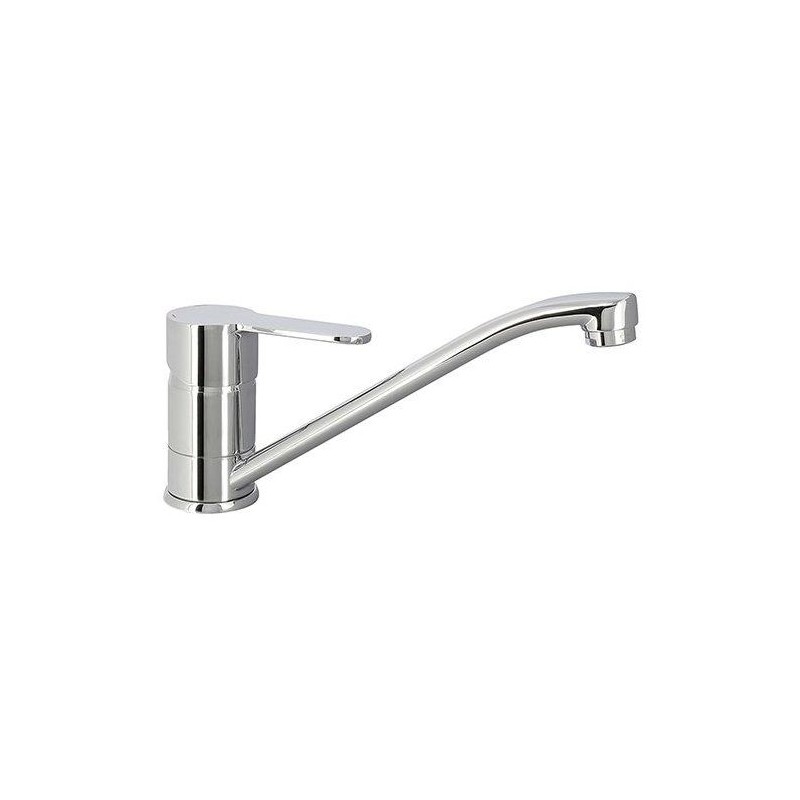 Mitigeur évier de cuisine - Chrome - Cartouche céramique Ø 40 mm - Bec mobile - EDOUARD ROUSSEAU - Born