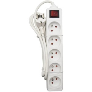 Household unit - GAO - 6 sockets - With switch, 1.4m cable, child protection