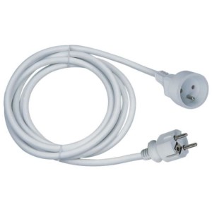 Verlängerungskabel - GAO - 16A - 10m Kabel - Weiß - Robust - Flexibel