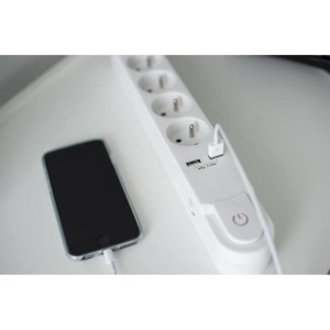 Block 5 hält 3 m, schwarz USB