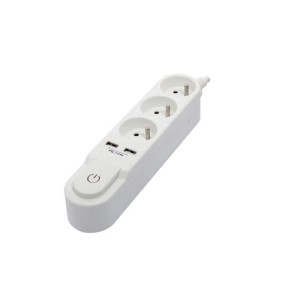 Block 3 genommen 1,5 m, weiß USB